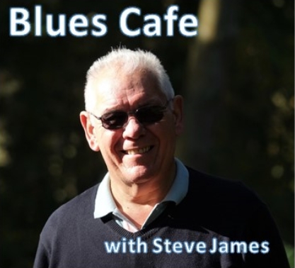 Steve James Blues Cafe radio show logo